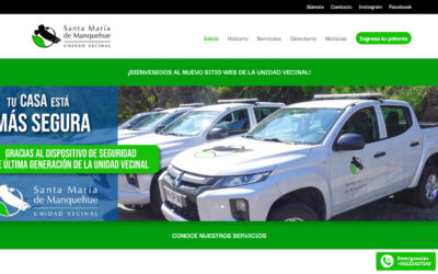 Santa María de Manquehue: sitio web para el barrio